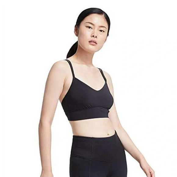 All In Motion Autumn Brown Sports Bra Workout Stretchy Bralette Sz Medium - Picture 8 of 9